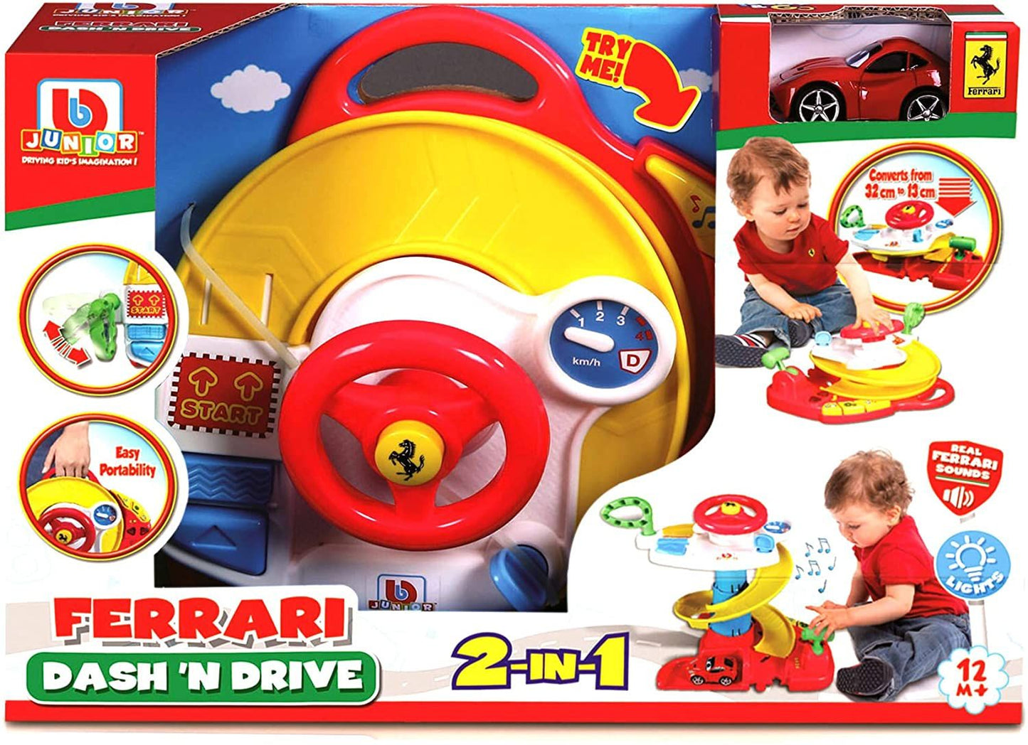 Bb Junior FERRARI DASH & DRIVE