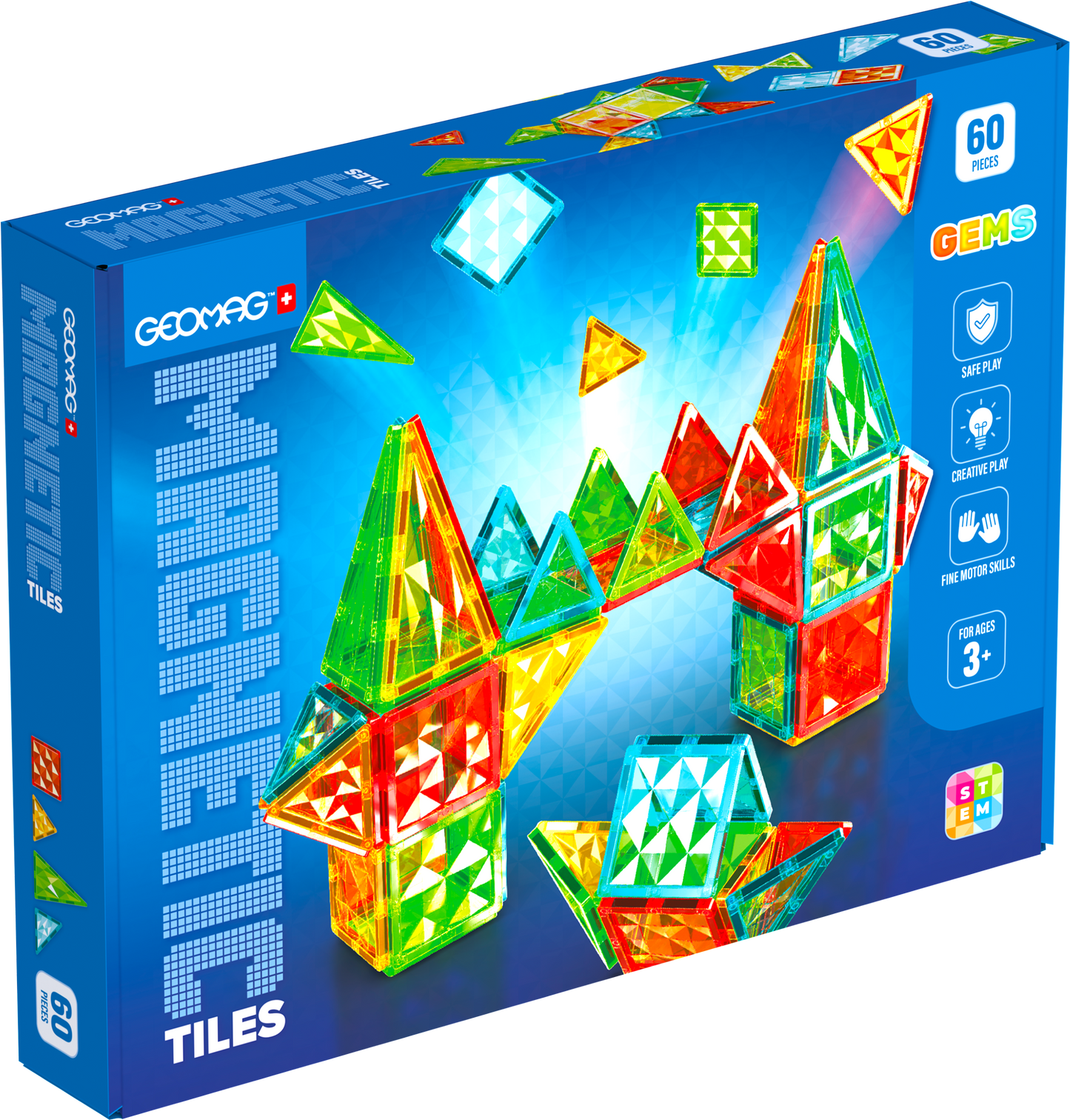 GEOMAG MAGNETIC TILES  GEMS 60