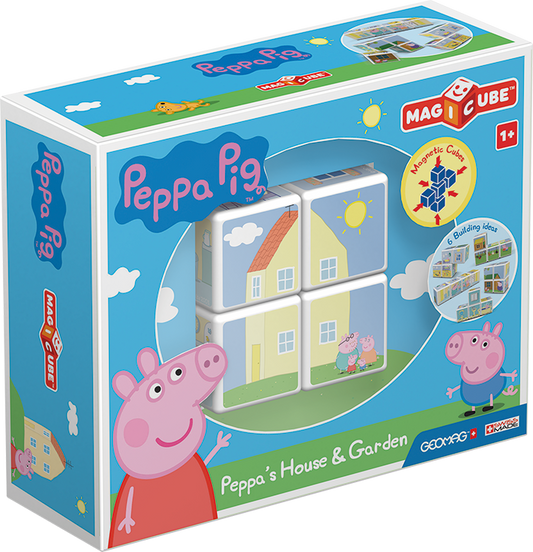 GEOMAG MAGICUBE PEPPA PIG HOUSE AND GARDEN