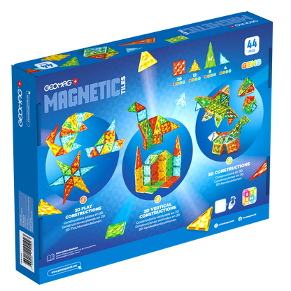 GEOMAG MAGNETIC TILES GEMS 44