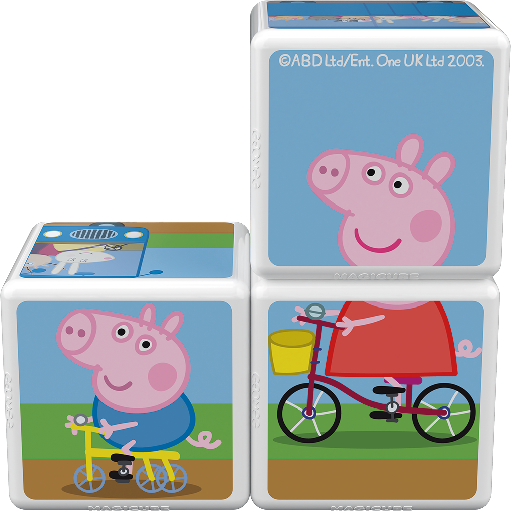 GEOMAG MAGICUBE TRAVEL WITH PEPPA PIG