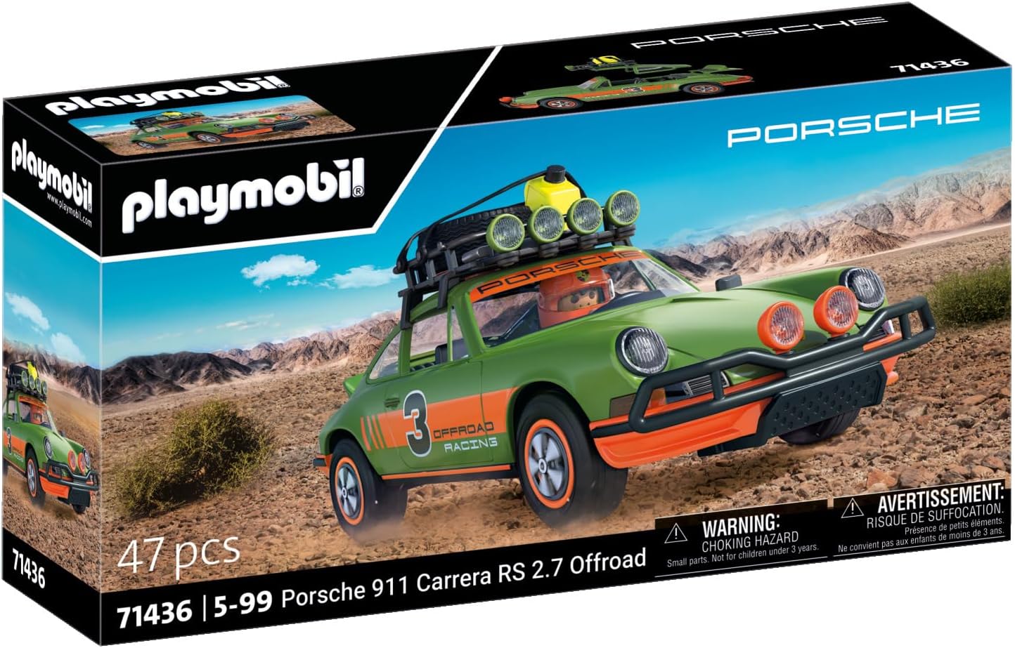 PLAYMOBIL PORSCHE 911 CARRERA RS 2.7 OFFROAD