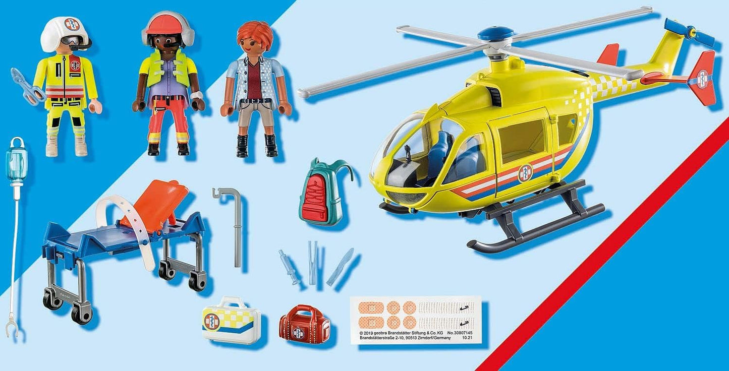 PLAYMOBIL CITY LIFE MEDICAL HELICOPTER