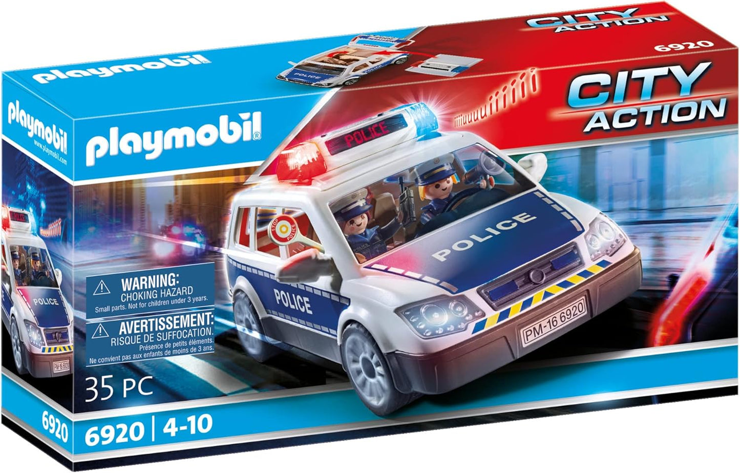 PLAYMOBIL CITY ACTION POLICE CAR