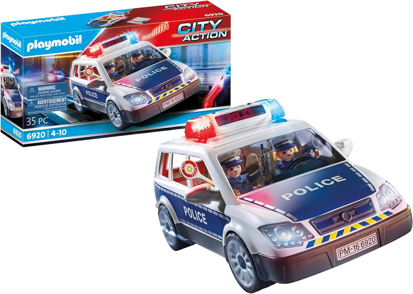 PLAYMOBIL CITY ACTION POLICE CAR