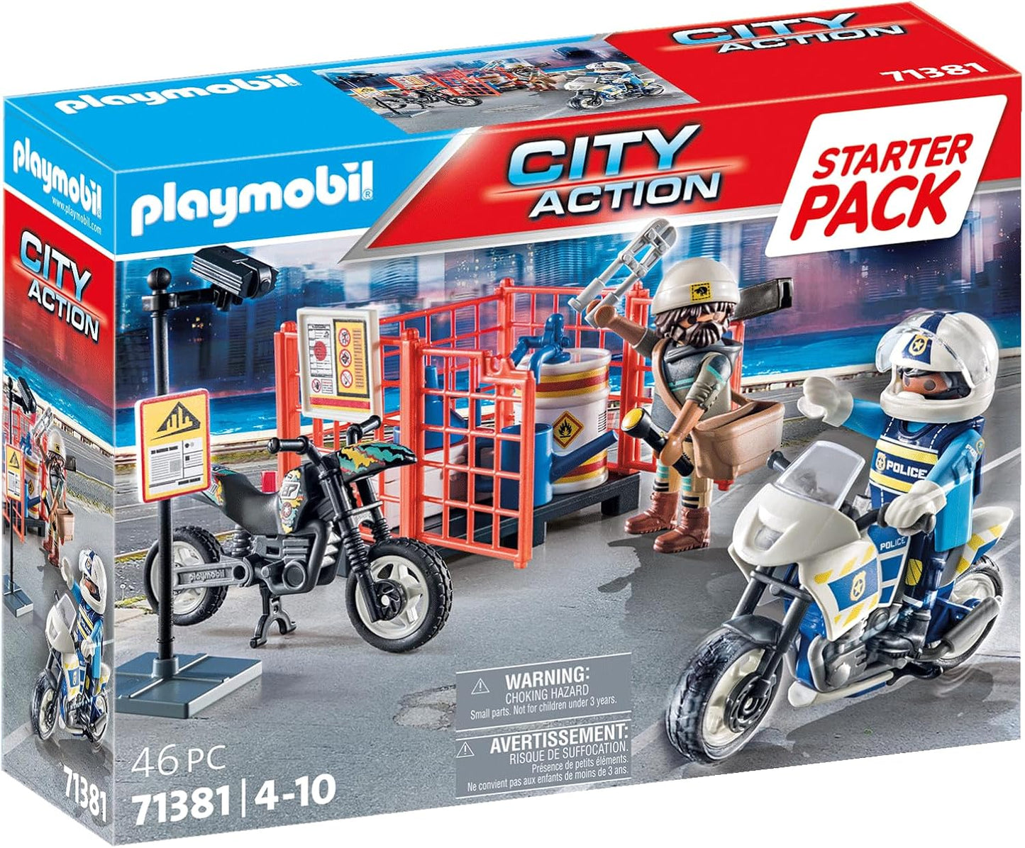 PLAYMOBIL CITY ACTION POLICE STARTER PACK