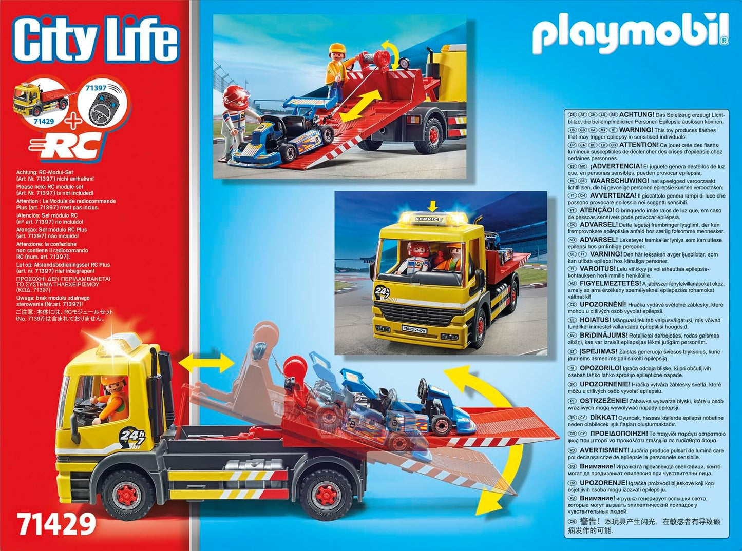 PLAYMOBIL CITY LIFE TOWING SERVICE