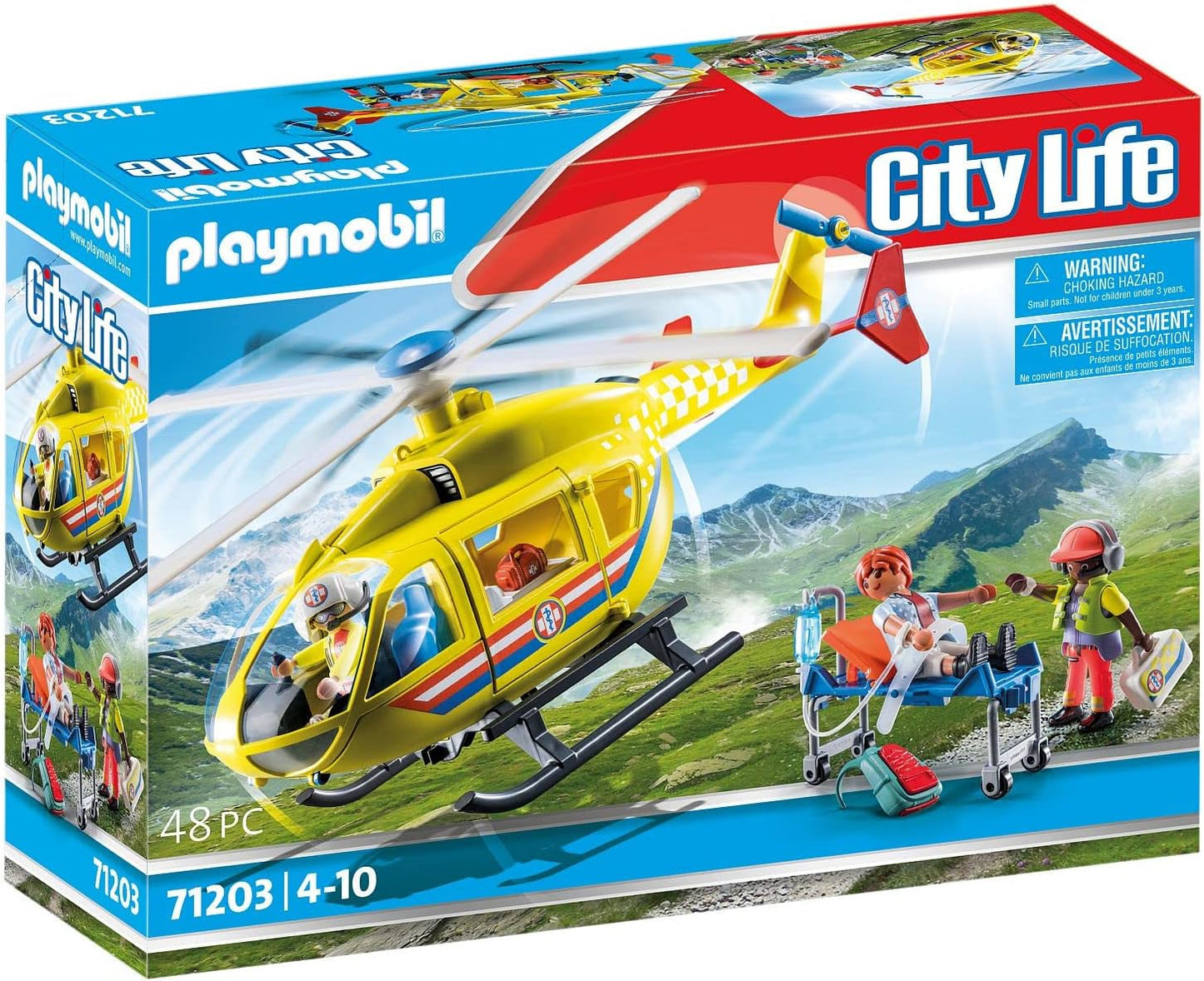 PLAYMOBIL CITY LIFE MEDICAL HELICOPTER