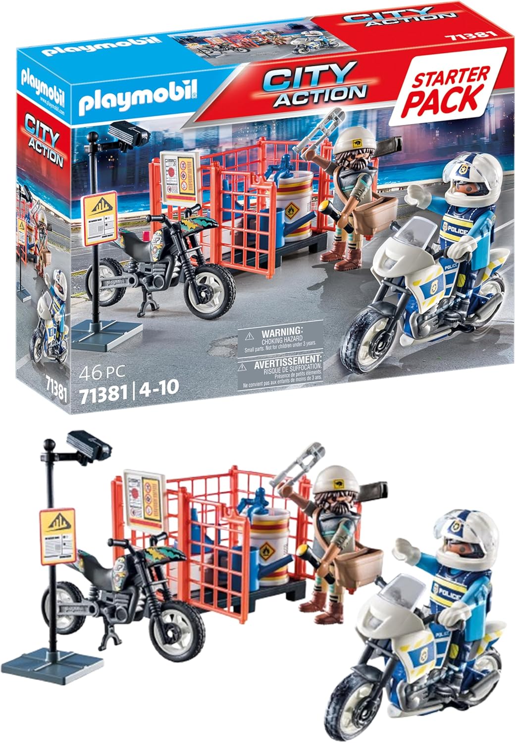 PLAYMOBIL CITY ACTION POLICE STARTER PACK