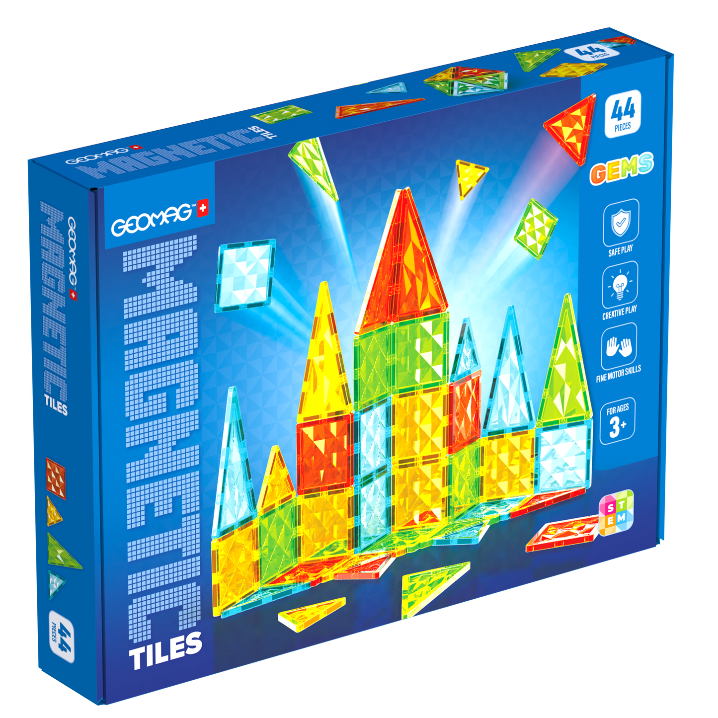 GEOMAG MAGNETIC TILES GEMS 44