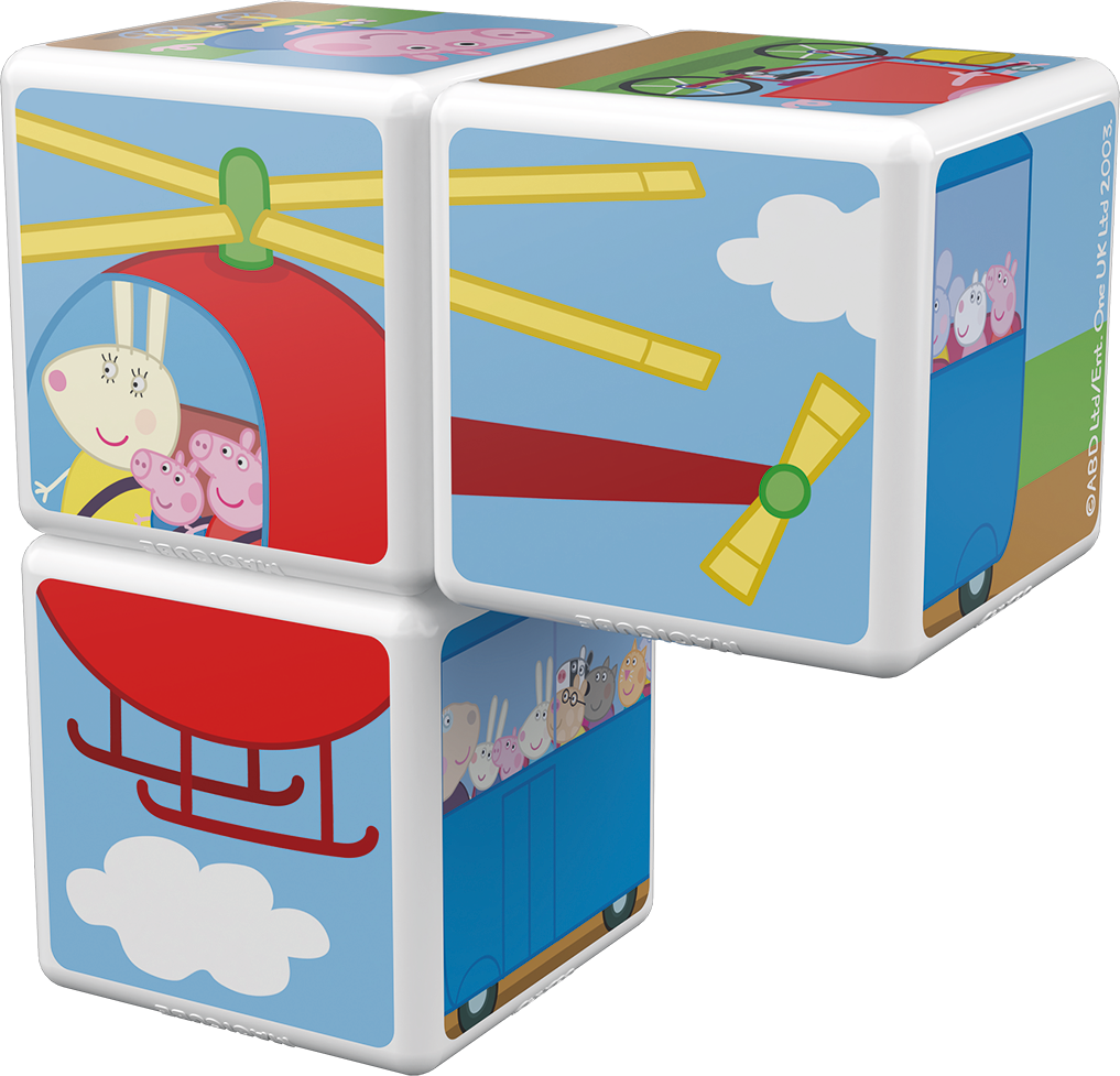 GEOMAG MAGICUBE TRAVEL WITH PEPPA PIG