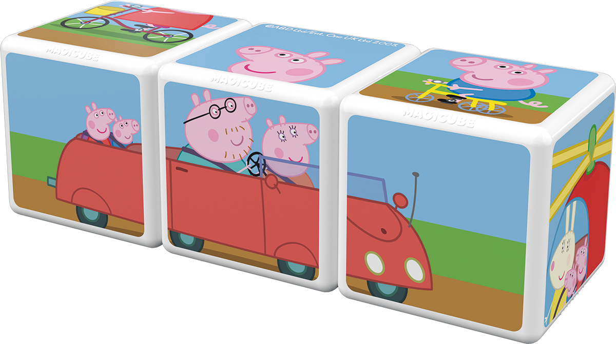 GEOMAG MAGICUBE TRAVEL WITH PEPPA PIG