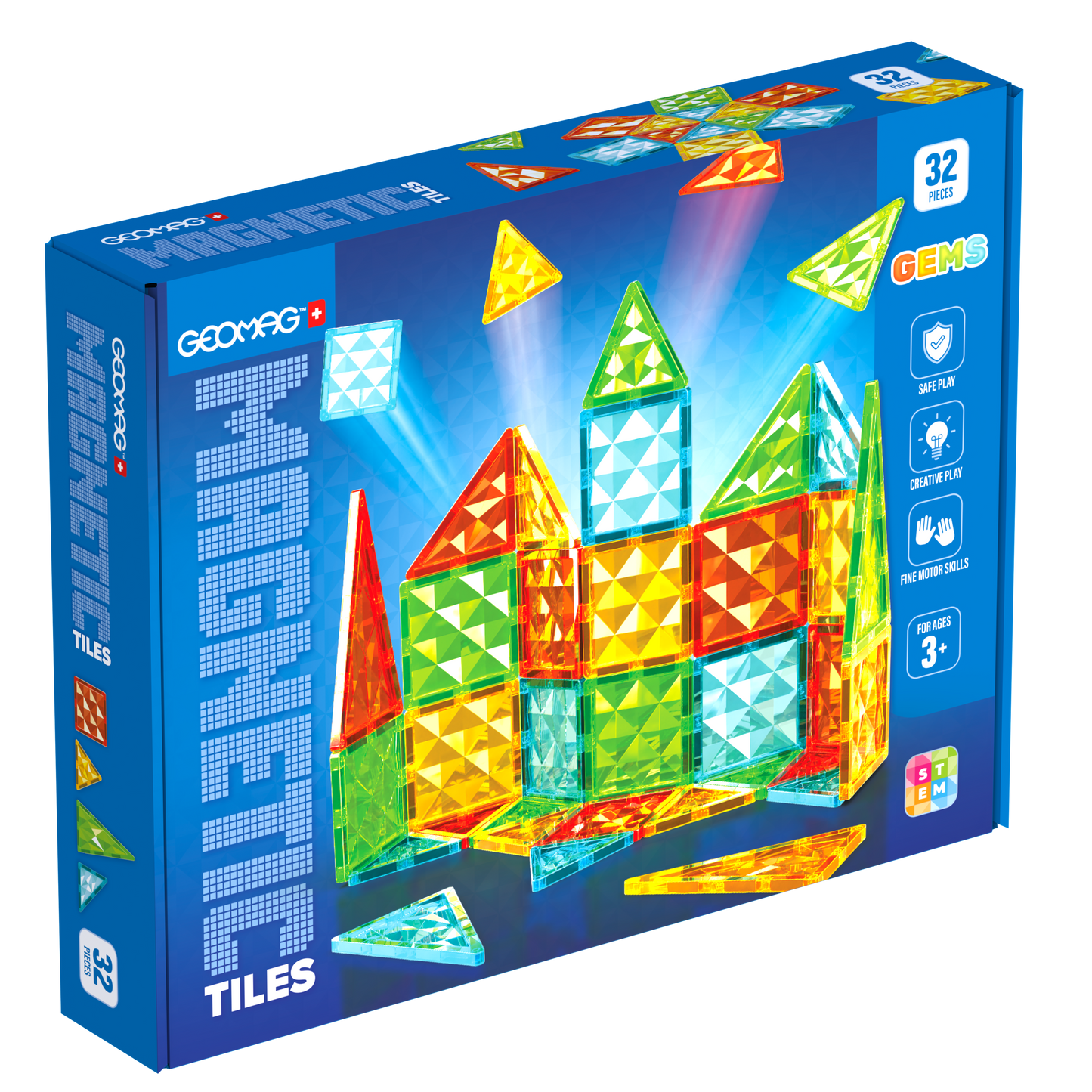 GEOMAG MAGNETIC TILES  GEMS 32